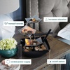 image:imageHomedics Tabletop Water Fountain 3 Tier Indoor Waterfall Fountain  with Natural River Rocks Quiet Pump for Relaxation Zen Home amp Office Desk Dcor AA Battery PoweredSilver Springs