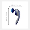 image:imageHomedics TheraP Hot amp Cold Handled Variable Speed Massager with 9 Custom Attachment for Sore or Overworked Muscles Blue