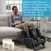 image:imageHomedics Therapist Select Foot and Calf Massager Rolling Massage 4 Programs 3 Intensities Adjustable Tilt for Comfort amp Washable Liners Black