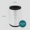 image:imageHomedics TotalClean 3in1 True HEPA Filter Replacement for Air Purifier  Replacement Filter for Homedics APT40 APT40WT APT43WT APT45BK and APT45WT True HEPA FilterAPT40