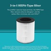 image:imageHomedics TotalClean 3in1 True HEPA Filter Replacement for Air Purifier  Replacement Filter for Homedics APT40 APT40WT APT43WT APT45BK and APT45WT True HEPA FilterAPT20