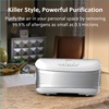 image:imageHomedics TotalClean Desktop Air Purifier  360Degree HEPA Filter for 128 Sq Ft Small Air Purifier for Home Office Bedroom and Workplace 3 Speed Settings for Small Rooms WhiteWhite