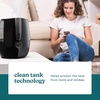 image:imageHomedics TotalComfort Plus Humidifier  Large Air Humidifiers for Bedroom Plants  TopFill 53L Water Tank with Cool and Warm Mist Essential Oil Pads Colored NightLight Black