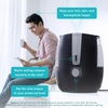 image:imageHomedics TotalComfort Plus Humidifier  Large Air Humidifiers for Bedroom Plants  TopFill 53L Water Tank with Cool and Warm Mist Essential Oil Pads Colored NightLight Black