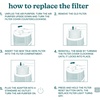 image:imageHomedics True HEPA Replacement Air Purifier Filter for APT63 and APT65  Activated Carbon  Air Cleaner Replacement filter