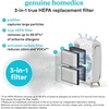 image:imageHomedics True HEPA Replacement Filter for APC500 APC550  Compatible with Homedics Air Purifier APC500 APC550 Dust Remover Air Cleaner Activated Carbon Filters Remove Odors149 x 16 x 87