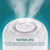 image:imageHomedics Ultrasonic Cool Mist Humidifier TopFill 3L Water Tank  Covers 395 sq ft  35Hour Runtime 3 Mist Settings Clean Tank Tech AutoOff Night Light Quiet
