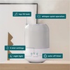 image:imageHomedics Ultrasonic Cool Mist Humidifier TopFill 3L Water Tank  Covers 395 sq ft  35Hour Runtime 3 Mist Settings Clean Tank Tech AutoOff Night Light Quiet