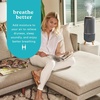image:imageHomedics Ultrasonic Humidifier Bedrooms and Home Offices 097Gallon Tank  45Hour Runtime Visible UltraQuiet Cool Mist Aromatherapy Demineralization Cartridge NightLight AutoOff PlatinumPlatinum