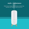 image:imageHomedics Ultrasonic Humidifier Bedrooms and Home Offices 097Gallon Tank  45Hour Runtime Visible UltraQuiet Cool Mist Aromatherapy Demineralization Cartridge NightLight AutoOff PlatinumWhite
