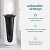 image:imageHomedics Ultrasonic Humidifier Large Deluxe Cool and Warm Mist Humidifier  138 Gallons Humidifier for Large Rooms Bedroom Office  Essential Oil Pads and BuiltIn Timer 5 Mist Settings