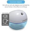 image:imageHomedics Ultrasonic Personal Humidifier  Small Portable Air Humidifiers for Bedroom Plants Office Travel  TopFill 200 ML Cool Mist Humidifiers White