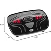 image:imageHomedics Vibration Foot Massager  Heated Portable Foot Massager Machine  Soothing Heat with MultiPoint Sensations and ToeTouch Control1 Count Pack of 1