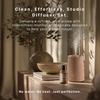 image:imageHomedics Waterless Essential Oil Diffuser with 15ml Vanilla Cedarwood Oil  SereneScent Cordless Cold Air Scent Diffuser Starter Kit with Ambient Light Studio 671 TerracottaTerracotta