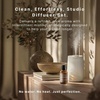 image:imageHomedics Waterless Essential Oil Diffuser with 15ml Vanilla Cedarwood Oil  SereneScent Cordless Cold Air Scent Diffuser Starter Kit with Ambient Light Studio 671 TerracottaWhite