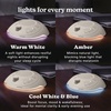 image:imageHomedics White Noise Portable Sound Machine Night Light Cream  12 Soothing Sounds Including White Noise Rain and Thunderstorm UltraPortable Design AutoOff Timer for TravelDove
