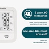 image:imageHomedics XL Cuff Arm Blood Pressure Monitor 200XL Series 1722 Cuff  Smart Measure Technology Irregular Heartbeat amp Motion Detector Large DisplayLarge