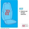 image:imageObusForme Deep Kneading Shiatsu Back Massager with Heat  3 Massage Zones  Upper Lower or Full Back  Massage Cushion for Use with Chair