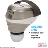 image:imageObusforme Portable Percussion Massager with Heat  Handheld Adjustable Speed Massager  Interchangeable Heads for Targeting Pressure Points on ArmCalf Thighs and AllOver Muscle Relaxation
