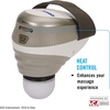 image:imageObusforme Portable Percussion Massager with Heat  Handheld Adjustable Speed Massager  Interchangeable Heads for Targeting Pressure Points on ArmCalf Thighs and AllOver Muscle Relaxation