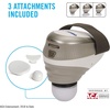 image:imageObusforme Portable Percussion Massager with Heat  Handheld Adjustable Speed Massager  Interchangeable Heads for Targeting Pressure Points on ArmCalf Thighs and AllOver Muscle Relaxation