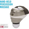 image:imageObusforme Portable Percussion Massager with Heat  Handheld Adjustable Speed Massager  Interchangeable Heads for Targeting Pressure Points on ArmCalf Thighs and AllOver Muscle Relaxation