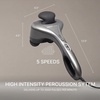 image:imageObusforme Professional Grade Percussion Back Massager  Handheld Deep Tissue Massager  3000 RPM Dual Massage Nodes  Five Massage Intensity Options  Ergonomic Front Grip amp NonSlip Handle