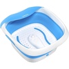 image:imageHoMedics Compact Pro Spa Collapsible Footbath with Heat Maintenance Vibration Massage ACUNode Surface Improves Circulation Soothe Tired Muscles Tub for Easy Storage Blue and White