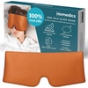 image:imageHomedics 100 Silk Sleep Mask Mulberry Silk Total Blackout Nonslip Grip Adjustable Strap for Custom Fit Hand Washable Comfortable for Travel amp Home  Midnight BlueSunset