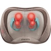 image:imageHomedics Shiatsu Back Massager with Heat 3D Deep Tissue Massage Pillow  for Neck amp Shoulders Electric Kneading Lumbar Massager Cushion for Upper amp Lower Back Pain Relief Portable Office TravelBrown