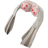 image:imageHomedics Shiatsu Deluxe Neck amp Shoulder Massager with Heat  3 Speeds Massage Changes Direction Muscle Kneading for Back amp Legs Portable Convenient Straps BeigeBeige