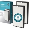 image:imageHomedics True HEPA Replacement Filter for APC500 APC550  Compatible with Homedics Air Purifier APC500 APC550 Dust Remover Air Cleaner Activated Carbon Filters Remove Odors149 x 16 x 87