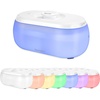 image:imageHomedics Ultrasonic Humidifier with Visible Cool Mist 05Gal TopFill Tank  3 Mist Settings 360 Nozzle 7Color NightLight Aromatherapy Tray Auto Shutoff FilterFree Medium Rooms