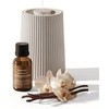 image:imageHomedics Waterless Essential Oil Diffuser with 15ml Vanilla Cedarwood Oil  SereneScent Cordless Cold Air Scent Diffuser Starter Kit with Ambient Light Studio 671 TerracottaWhite