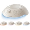 image:imageHomedics White Noise Portable Sound Machine Night Light Cream  12 Soothing Sounds Including White Noise Rain and Thunderstorm UltraPortable Design AutoOff Timer for TravelDove