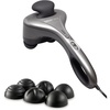 image:imageObusforme Professional Grade Percussion Back Massager  Handheld Deep Tissue Massager  3000 RPM Dual Massage Nodes  Five Massage Intensity Options  Ergonomic Front Grip amp NonSlip Handle