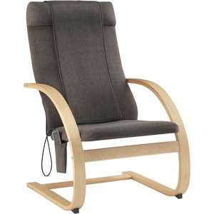 image:imageHomedics 3D Shiatsu Massaging Lounge Chair with 3 Zones 2 Intensity Settings and Flap Soothing Heat Remote Spot Massage and 2Year Warranty