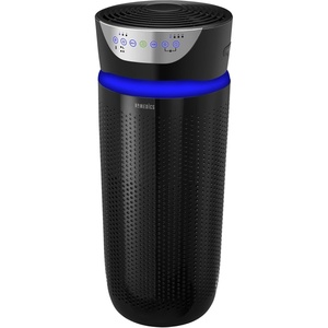 image:imageHomedics 5in1 UVC Air Purifier  360Degree HEPA Filter for 1593 Sq Ft  Extra Large Air Purifiers for Bedroom and Home Essential Oil Pads BuiltIn Timer 5 Speed Settings for Large Rooms WhiteBlack