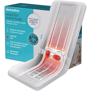 image:imageHomedics Back Massage Cushion with Heat Advanced Shiatsu Therapy  FlexTrack Technology DeepKneading for Pain Relief in Back Shoulders amp Leg Muscles Lightweight amp Portable