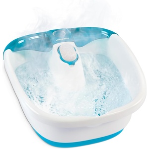 image:imageHomedics Bubble Mate Foot Spa Toe Touch Controlled Foot Bath  with Invigorating Bubbles and Splash Proof Raised Massage Nodes and Removable Pumice Stone