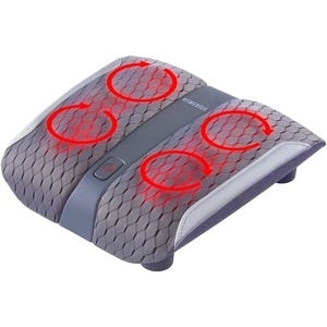 image:imageHomedics Gentle Touch Gel Shiatsu Foot Massager Heat Therapy Electric DeepKneading Shiatsu GelNode Massage with 6 Nodes ToeTouch Controls for All Feet Sizes Foot Pain Relief Plantar Fasciitis