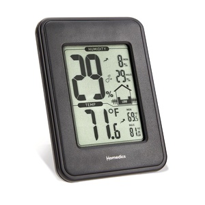 image:imageHomedics HM100 Indoor Humidity Monitor EasyRead Hygrometer  to Monitor Indoor Air Comfort Fahrenheit and Celsius BatteryOperated Room Thermometer for Home