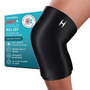 image:imageHomedics Hot and Cold Relief Gel Elbow Sleeve Heat or Ice Therapy  for Sore Elbows and Joints SoftTouch Stretch Fabric Contoured Hydrogel Design for Comfort and RelaxationKnee