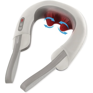 image:imageHomedics Neck Massager with Heat  Pro Therapy Elite Portable  Adjustable Shiatsu and Vibration Massage TanTan