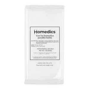 image:imageHomedics Paraffin Wax Refill for Paraffin Bath 2 lb  Unscented amp FragranceFree Wax for Hands amp Feet Moisturizing Spa Treatment No Dyes1 Count Pack of 2
