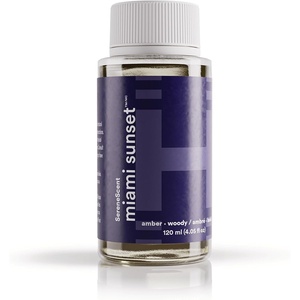 image:imageHomedics SereneScent Waterless Diffuser Oil Refill  Miami Sunset 120ml  Bright amp Tropical Home Fragrance Compatible with SereneScent Diffusers Easy Twist Plug amp PlayMiami Sunset