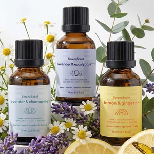 image:imageHomedics SereneScent Waterless Diffusers Oil Refill Lavender amp Eucalyptus  15ml Plug amp Play Fragrance Wellness Oil Bottle Aromatherapy Scent Refill for Home Office Bedroom Compact DiffusersDiscovery Set