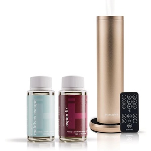 image:imageHomedics SereneScent Waterless Home Fragrance Diffuser amp Oils Set  Includes 2 120ml SereneScent Oil Bottles Maldives Escape and Aspen Fir Patented Air Diffusion Technology Large Rooms