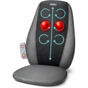 image:imageHomedics Shiatsu Back Massage Cushion with Heat DeepKneading Therapy  Pain Relief for Back Muscle TensionWorks Out Knots amp Stiffness 3 Massage Zones Fits Most Chairs for Home or Office