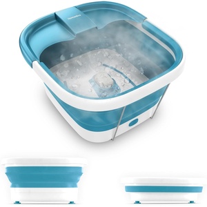 image:imageHomedics Smart Space Collapsible Foot Spa HeatMaintaining  Pumice Stone Splash Guard Smart Space Bubble Mate Collapsible Foot Spa HeatMaintaining